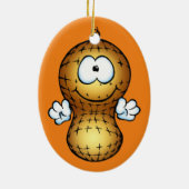 Mama's kleine pinda keramisch ornament (Achterkant)