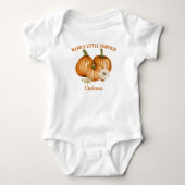 Mama's Kleine Pompoen Romper (Voorkant)