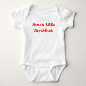 Mama's kleine Republikein Romper (Voorkant)