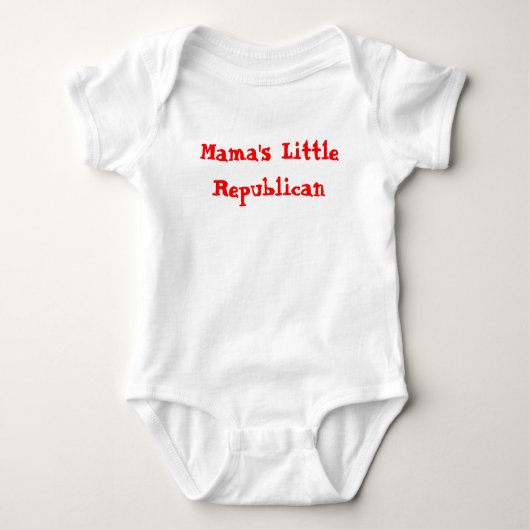 Mama's kleine Republikein Romper (Voorkant)