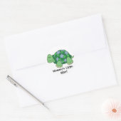 Mama's kleine ster! ronde sticker (Envelop)