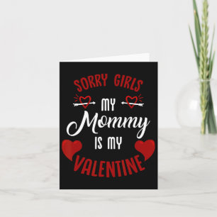 Mama's kleine Valentijnsdag schatje familie liefde Kaart
