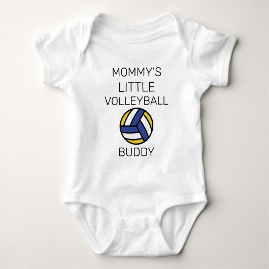 Mama's kleine volleybalmaatje romper (Voorkant)