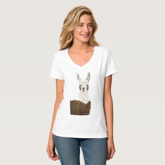 Mama's Lama T-shirt (Voorkant volledig)