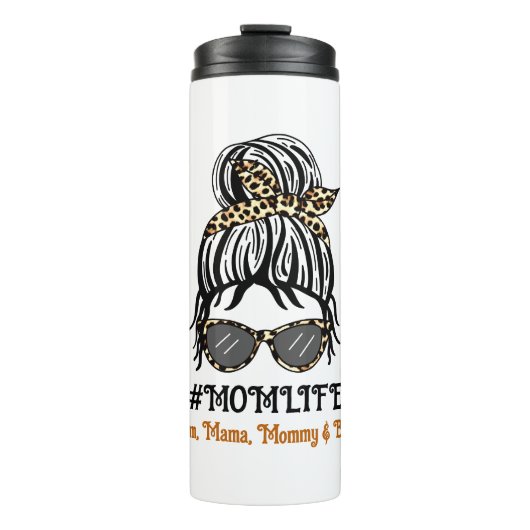 Mama's leven | Mam, Mama, Mama, Bruh Thermosbeker (Voorkant)