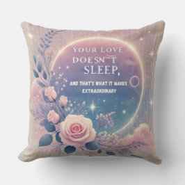 Mama's Liefde AI-kunst Kussen