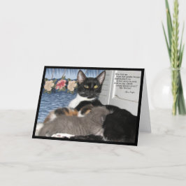 Mama's Liefde - Kat Moederdag Kaart