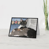 Mama's Liefde - Kat Moederdag Kaart (Voorkant)