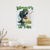 Mama's Lil' T Rex Poster (Keuken)