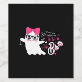 Mama's Little Boo Halloween Wijn Etiket (Enkel label)