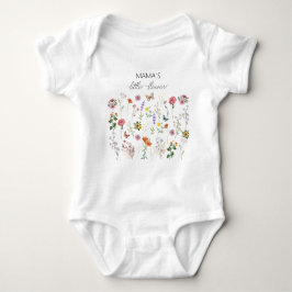 Mama's Little Flower Wild Flowers Baby bodysuit
