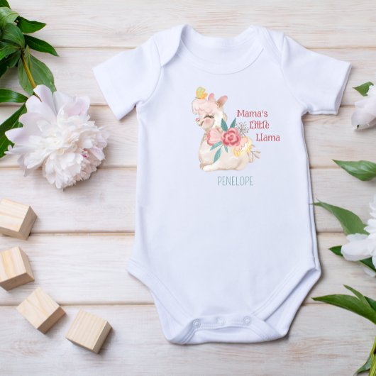 Mama's Little Llama Baby Bodysuit
