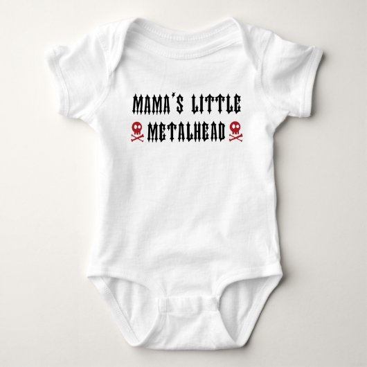 Mama's Little Metalhead Romper (Voorkant)