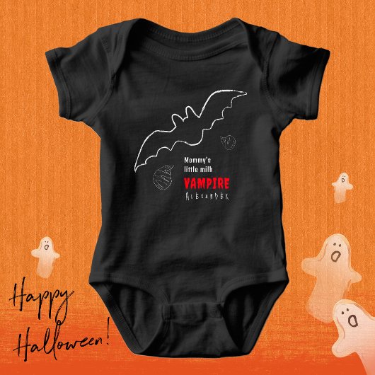 Mama's Little Milk Vampire Halloween Romper