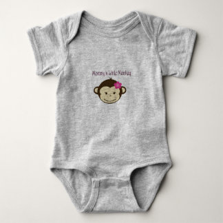 Mama's Little Monkey Baby Jersey Romper