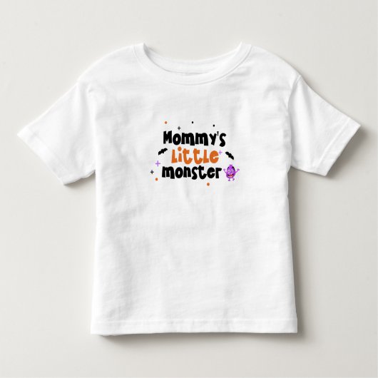 Mama's Little Monster Schattige Halloween Kinder Shirts (Voorkant)