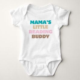 Mama's Little Reading Buddy Colorful Book Lover Romper