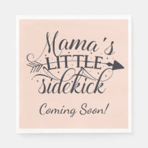 Mamas Little Sidekick Baby shower servetten