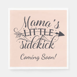 Mamas Little Sidekick Baby shower servetten