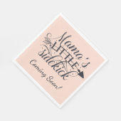 Mamas Little Sidekick Baby shower servetten (Hoek)
