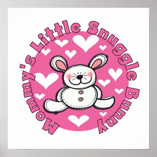 Mama's Little Snuggle Bunny Poster (Voorkant)