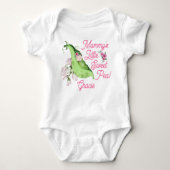 Mama's Little Sweet Pea Baby T-Shirt of Creeper (Voorkant)