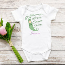 Mama's Little Sweet Pea Baby T-Shirt of Creeper