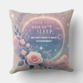 Mama's Love AI-kunst Kussen (Achterkant)