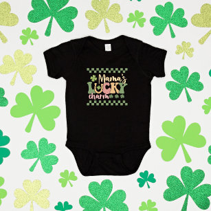 Mama's Lucky Charm St. Patrick's Day Romper