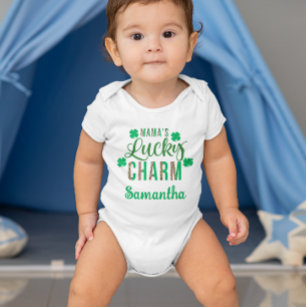 Mama's Lucky Charm St. Patrick's day Romper