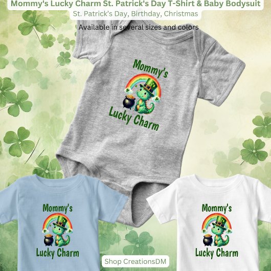 Mama's Lucky Charm St. Patrick's Day T-Shirt &