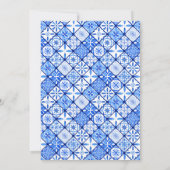 Mama's Main Squeeze Blue Tegel Citroen Baby shower Kaart (Achterkant)