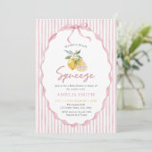 Mama's main Squeeze Citroen Baby Shower Kaart (Staand voorkant)