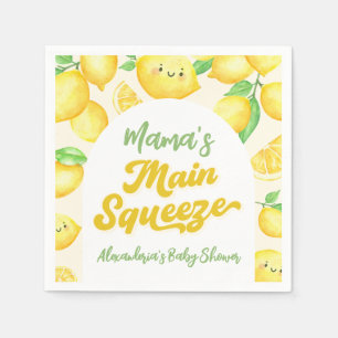 Mama's Main Squeeze Citroen Baby Shower Servet