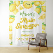 Mama's Main Squeeze Citroen Baby Shower Wandkleed (In situ)