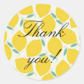 Mama's Main Squeeze Citrus Baby shower Ronde Sticker (Voorkant)