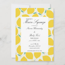 Mama's Main Squeeze Citrus Baby shower