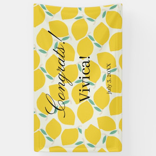Mama's Main Squeeze Citrus Baby shower Spandoek (Verticaal)