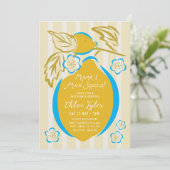 Mama's Main Squeeze Lemon Baby Borrel Kaart (Staand voorkant)
