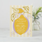 Mama's Main Squeeze Lemon Baby Borrel Kaart (Staand voorkant)