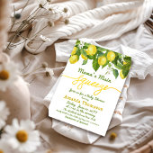 Mama's Main Squeeze Lemon Baby shower Shower Kaart