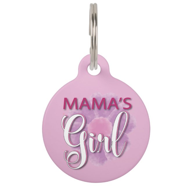 Mamas Meisje Huisdierpenning (Voorkant)