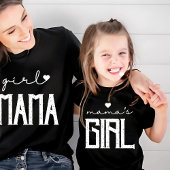 Mama's meisje Matching moeder dochter T-shirt