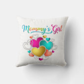 Mama's meisje met levendige harten kussen (Achterkant)