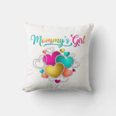 Mama's meisje met levendige harten kussen (Voorkant)