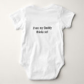 Mama's Melk is het BEST (baby t-shirt) Romper (Achterkant)
