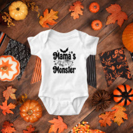 Mama's Monster, bijpassend familieontwerp Hallowee Romper