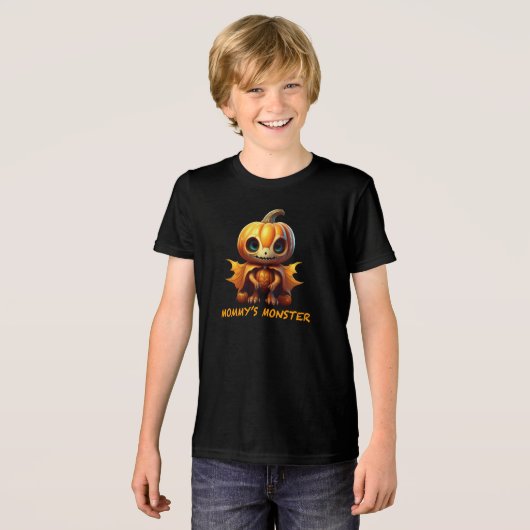 Mama's monster Tri-Blend shirt (Voorkant volledig)