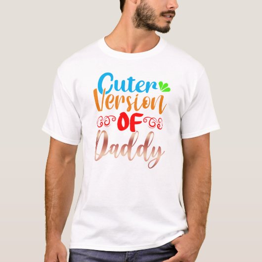 Mama's Moppie / Cuter Versie van Papa T-shirt (Voorkant)