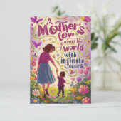 "Mama's Omhelzen" moederdag wenskaarten Bedankkaart (Staand voorkant)